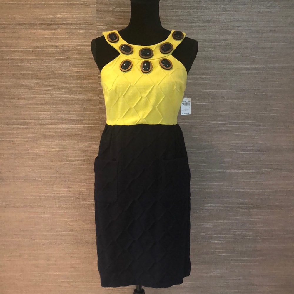 MILLY Color Block Dress